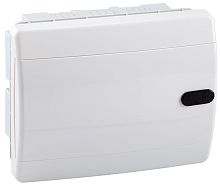 Бокс пластиковый Кэаз OptiBox ЩРВ-П-8 P-CVN-1-08-IP41 (170х218х102мм) IP40 белая дверца картинка 